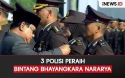 Infografis 3 Anggota Polri Dianugerahi Bintang Bhayangkara Nararya