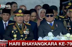Momen Prabowo Puji Kepemimpinan Kapolri Jenderal Listyo Sigit di Hari Bhayangkara