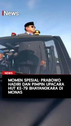 Momen Spesial: Prabowo Hadiri dan Pimpin Upacara HUT ke-79 Bhayangkara di Monas