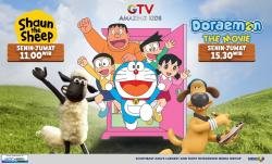 Dobel Lucu dan Seru, Shaun serta Doraemon Siap Temani Kamu Setiap Hari di GTV Amazing Kids!