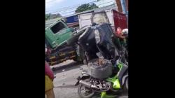 Kecelakaan Beruntun di Bawen Semarang, Truk Trailer Rem Blong Tabrak 8 Kendaraan<