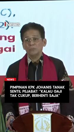 Pimpinan KPK Johanis Tanak Sentil Pejabat Kalau Gaji Tak Cukup Berhenti Saja