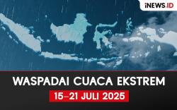 Infografis Waspadai Cuaca Ekstrem 15–21 Juli 2025