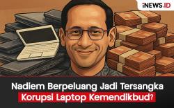 Infografis Nadiem Berpeluang Jadi Tersangka Korupsi Laptop Kemendikbud?