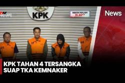 4 Tersangka Ditahan KPK dalam Kasus Pemerasan Izin Tenaga Kerja Asing di Kementerian Ketenagakerjaan