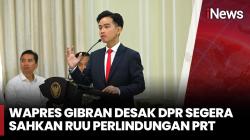 Gibran Desak DPR Segera Sahkan RUU Perlindungan PRT