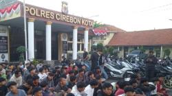 57 Motor Disita Polisi di Pantura Cirebon, Tak Dilengkapi STNK hingga Berknalpot Brong<