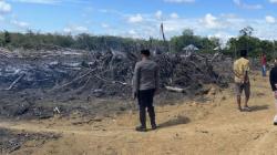 Polisi Tangkap Pembakar Lahan Pohon Karet untuk Dijadikan Kebun Sawit di Riau