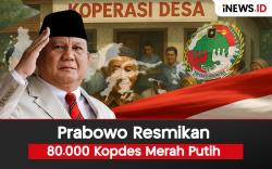 Infografis Prabowo Resmikan 80.000 Kopdes Merah Putih