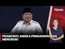 Prabowo Tegaskan Ekonomi RI Baik-Baik Saja: Angka Pengangguran Menurun!