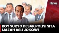 Roy Suryo Cs Desak Polda Metro Sita Ijazah Jokowi