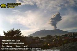 Gunung Marapi Meletus Pagi Ini, Muntahkan Kolom Abu ke Langit Setinggi 1,6 Km