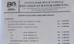 Heboh Surat Edaran Tarikan Iuran HUT RI ke Sekolah di Lebak, Segini Besarannya<