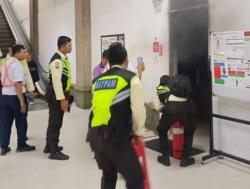 Ruangan di Stasiun Medan Kebakaran, KAI Pastikan Layanan Tetap Normal<