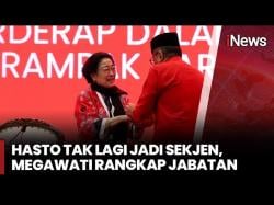 Selain Jadi Ketua Umum, Megawati Merangkap sebagai Sekjen PDI Perjuangan 