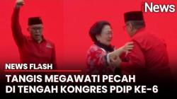 Hasto Hadiri Kongres PDIP usai Bebas, Tangis Megawati Pecah