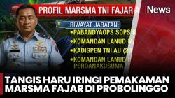 Tangis Haru Iringi Pemakaman Marsma Fajar Adriyanto, Dikubur Samping Pusara Ayah