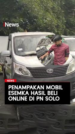 Penampakan Mobil Esemka Hasil Beli Online di PN Solo