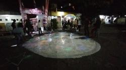 Didatangi Aparat, Warga Malang Akhirnya Kerja Bakti Tutup Lukisan Mirip One Piece di Jalan<