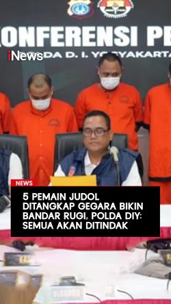 5 Pemain Judol Ditangkap gegara Bikin Bandar Rugi