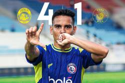 Hasil Super League: Dalberto Bersinar! Arema FC Bantai PSBS Biak 4-1 di Stadion Kanjuruhan<
