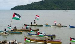 Nelayan Togeo Bone Konvoi Perahu Bela Palestina, Dilepas Tamsil Linrung<