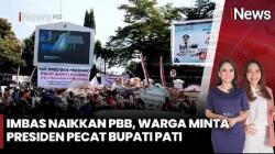 Jelang Demo Besar, Warga Pati Berdatangan ke Posko Donasi di sekitar Alun-Alun