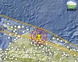 Gempa Terkini M 6,4 Guncang Sarmi Papua, Tidak Berpotensi Tsunami
