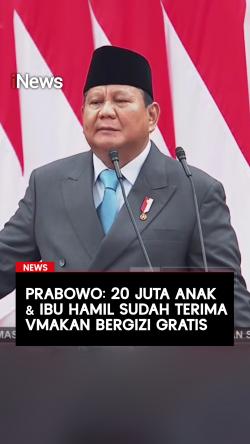 Prabowo 2 Juta Anak dan Ibu Hamil Sudah Terima Makan Bergizi Gratis