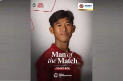 Dimas Adi Jadi Pemain Terbaik usai Antar Timnas Indonesia U-17 Bungkam Uzbekistan 2-0