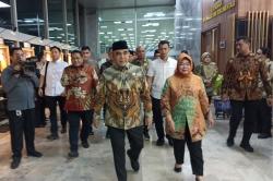 Malam-Malam Menteri Kabinet hingga Pimpinan Lembaga Negara Datangi MPR   