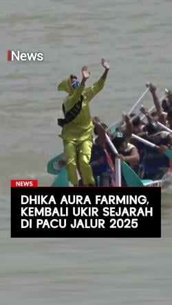 Dhika Aura Farming Kembali Ukir Sejarah Pacu Jalur 2025