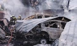Kesaksian Warga saat Kebakaran Bengkel Hanguskan Sejumlah Mobil Mewah di Bandung<