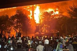 Polda Sulsel Tetapkan 11 Tersangka Pembakaran Gedung DPRD Makassar, 4 Orang Tewas