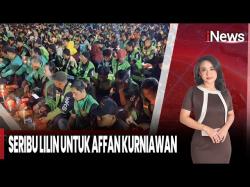 Driver Ojol Doa Bersama untuk Affan Kurniawan<