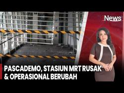 Stasiun MRT Istora Mandiri Rusak dan Dijarah Saat Aksi Demonstrasi