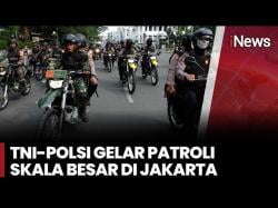 TNI-Polri Kembali Gelar Patroli Skala Besar, Libatkan 350 Personel dan Rantis