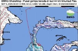 Gempa Terkini Magnitudo 5,0 Guncang Palu Sulteng, Terasa Cukup Kuat di Parigi
