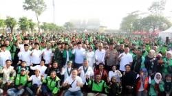 Ribuan Driver Ojol Sidoarjo Gelar Doa Bersama dan Salat Gaib untuk Affan Kurniawan<