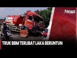 Truk Tangki BBM Tabrak Belasan Kendaraan di Bogor, Puluhan Orang Terluka<