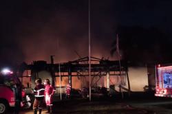 Kebakaran Gedung Pusdiklat Kwarda Pramuka Bengkulu, Api Diduga dari Korsleting Listrik<