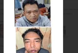 Tampang Sadis 2 Pelaku Pembunuhan Sahroni Sekeluarga di Indramayu<