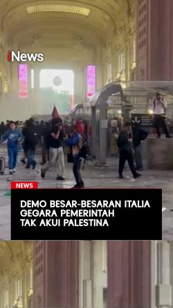 Demo Besar-besaran Italia Gegara Pemerintah Tak Akui Palestina