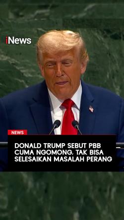 Donald Trump Sebut PBB Cuma Ngomong, Tak Bisa Selesaikan Masalah Perang