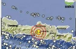 Info BMKG Pusat Gempa Terkini 2 Menit yang Lalu M 2,4 Guncang Solo<