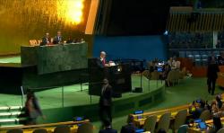 Delegasi Iran Pajang Foto Anak-Anak yang Dibunuh Israel Sebelum Walkout Pidato Netanyahu