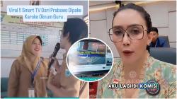 Viral Rieke Diah Pitaloka Geram Smart TV dari Prabowo Dipakai Karaoke Guru di Sekolah!