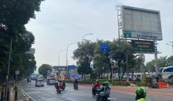 GT Pejompongan Masih Ditutup, Arus Lalin di Jalan Gatot Subroto Lancar