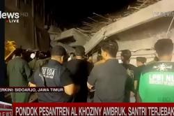 Dramatis! Isak Tangis Warnai Evakuasi Korban Tragedi Musala Ponpes Al Khoziny Sidoarjo Ambruk<
