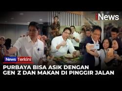 Gaya Menkeu Purbaya Makan Ayam Geprek, Foto Bareng Gen Z hingga Sidak Jajaran Direksi BNI
